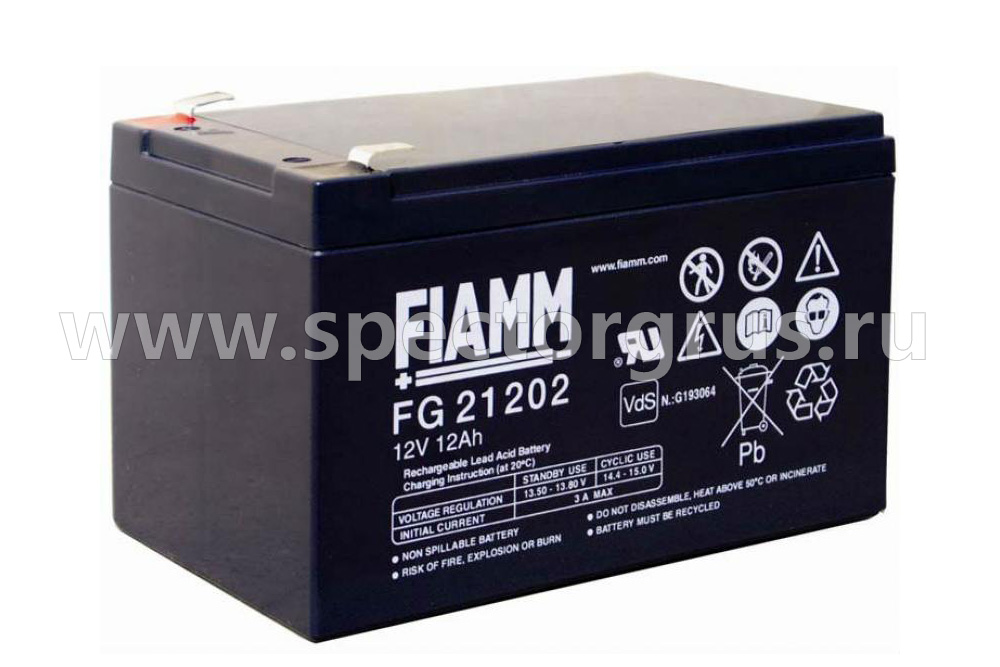 Аккумулятор-12В-12Ач-FG21202-Fiamm